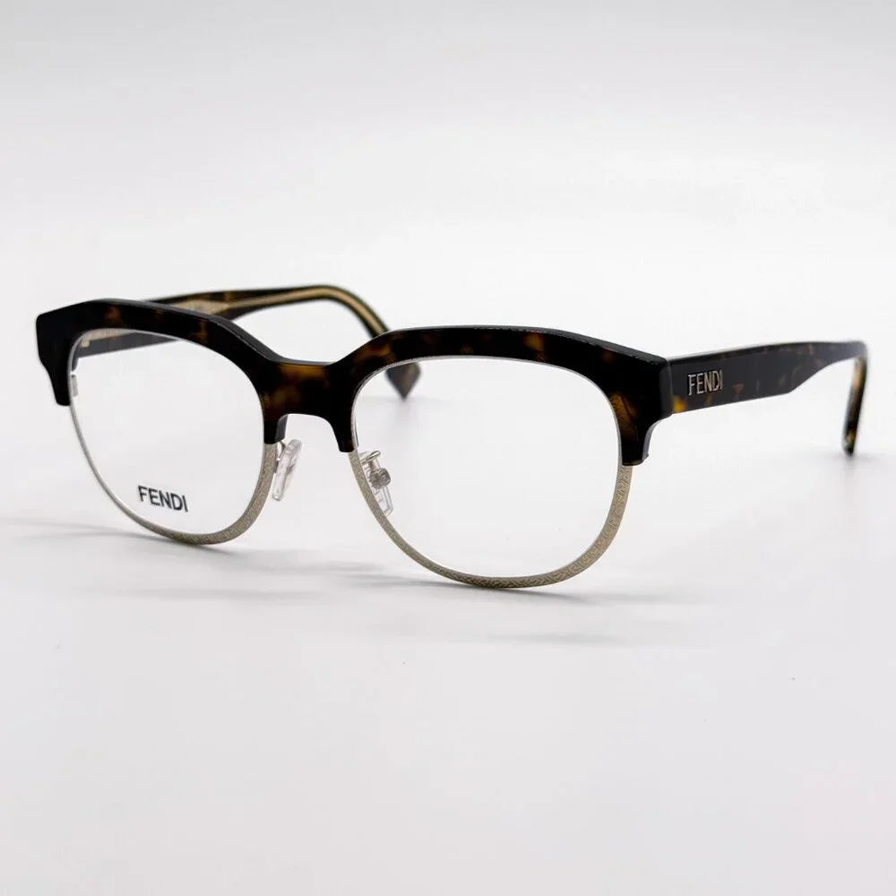 NEW FENDI FE50068U 052 HAVANA WOMEN EYEGLASSES FENDI